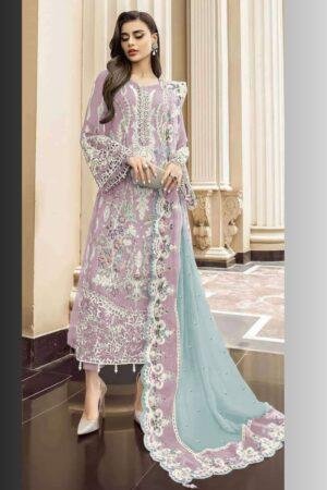 Heavy Orgenza With Embroidery Sequence