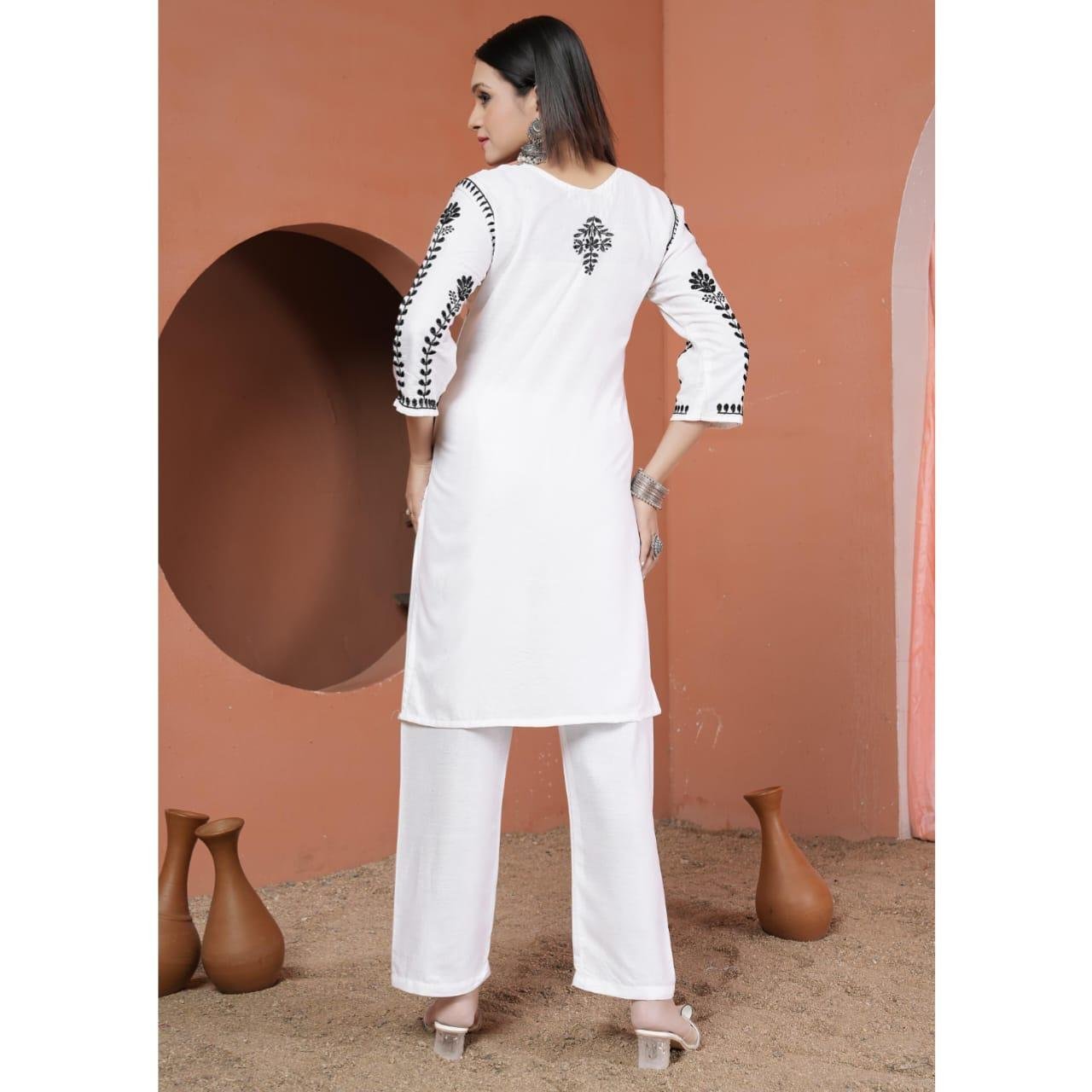 New Concept Of Chikankari kurti - Image 4