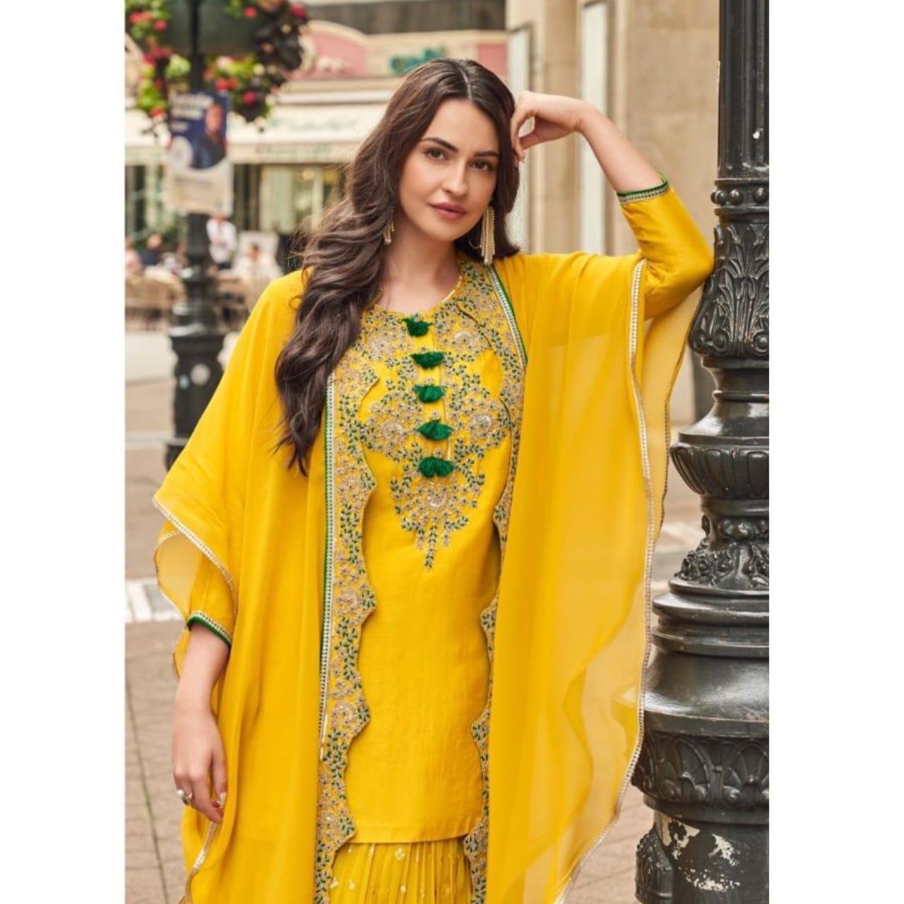 Heavy PV Vichitra Embroidery - Image 3