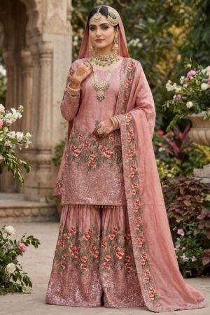 Pure Fendy Silk Heavy Embroidery Sequence
