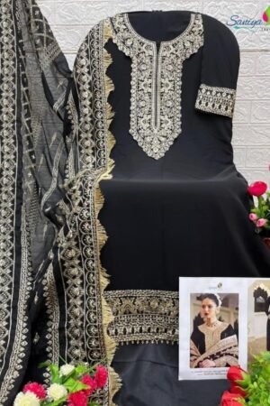 Designer Georgette Suit with Dupatta