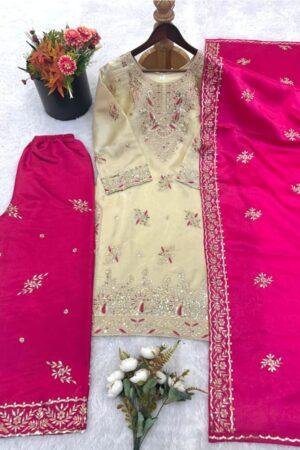 Pure GMY Silk Heavy Embroidery Sequence