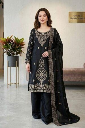 GMY Choo Silk Embroidery Beads Work