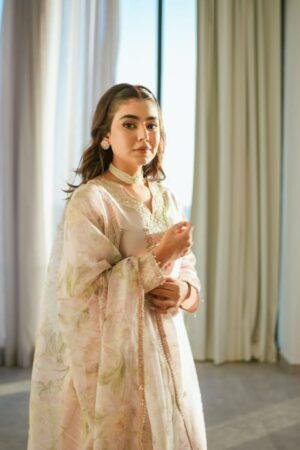 Pure Natural Crepe Embroidery Sequence