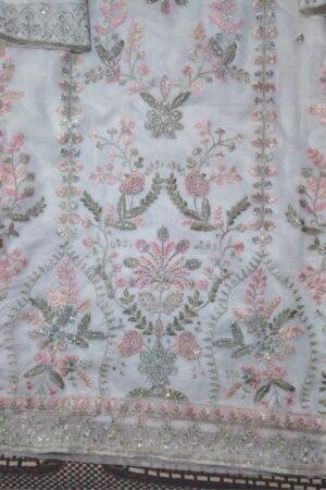 Premium Organza Embroidered Suit Set