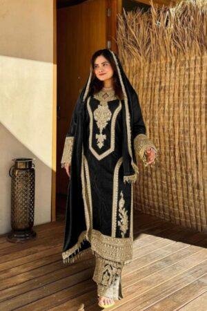 Premium Designer Readymade Top Palazzo & Dupatta Collection