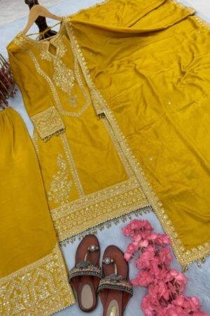 Premium Designer Readymade Top Palazzo & Dupatta Collection